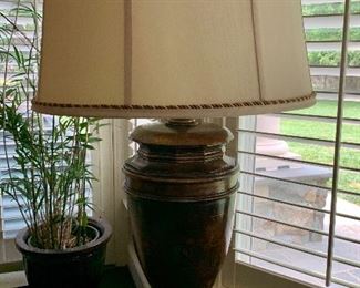 $150 Table lamp as is 35"H