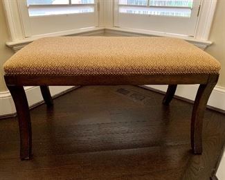 $595 Bausman Bench; Alder wood; 36" W x 18D x 20H