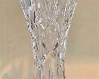 $60 Waterford Kilrane Crystal Vase ; Approx 11"