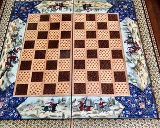 Open view of Chess board