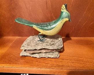 $12 Anthropologie metal bird 5"H