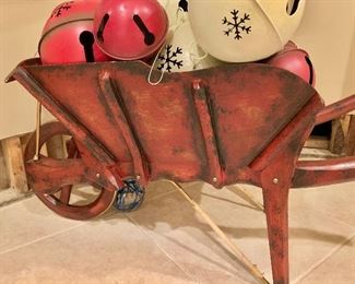 Detail:  Maitland-Smith decorative Wheelbarrow