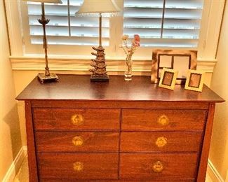 $275 Six drawer chest 32"H x 21"D x 51"W