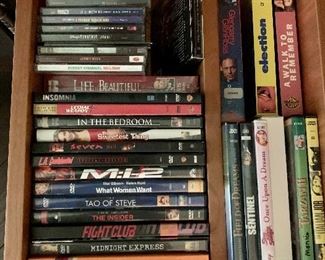 $20 Lot of DVD and tapes.