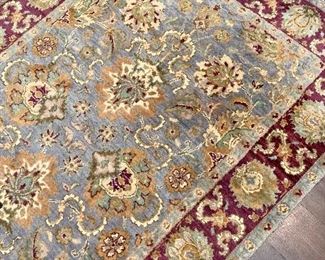 $325. Hand woven rug. Approx 3 x 5.