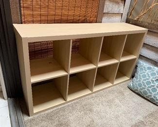 $90- SMALL CUBBY BOOKSHELF VERTICAL OR HORITZONTAL 58W X 30H X 15.5D