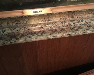 LOW STARTING BIDS!&nbsp; THIS IS AN EXCITING AUCTION!&nbsp; JOIN IN! REGISTER AND BID AT

www.estate48.com

Lot #	Lot Name
4	Vintage Pair of 28 x 19" Framed Chinese Emperor & Empress Formal Portrait Art
5	18.5" D 22" H Antique Wooden Table with Roman Chariot Themed Top
8	Antique 7 x 10" 3D Framed Art Piece Shakespeare's Home
9	16 x 28" Antique Wood Frame Mirror with Hand Painted Venetian River Scene
10	Antique Oil on Canvas Framed 25.5 x 53" Signed by Artist M. Koran
12	MCM 26" Tall Freeform Metal Statue on Granite Base Hand Signed by The Artist Sam Radoff
13	Antique Pooshup Tabletop Pinball Game 1933 11 x 18"
16	39.5 x 71" Slab of Black Marble with Rounded Finish
320	11" Antique Floral Themed Open Air Porcelain Container
321	12" Memphis Style Handcrafted Vase
322	12.5" Hand Signed Raku Vase by The Merry Potter
323	Vintage 13" Ceramic Vase with 2 Lion Medallions on Metallic 4 Legged Base
324	2.5" Vintage Japanese Hand Painted Porcelain Vase/Urn Featuring Pagoda Village Scene
325	3 Piece Lot of V