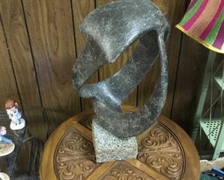 LOW STARTING BIDS!&nbsp; THIS IS AN EXCITING AUCTION!&nbsp; JOIN IN! REGISTER AND BID AT

www.estate48.com

Lot #	Lot Name
4	Vintage Pair of 28 x 19" Framed Chinese Emperor & Empress Formal Portrait Art
5	18.5" D 22" H Antique Wooden Table with Roman Chariot Themed Top
8	Antique 7 x 10" 3D Framed Art Piece Shakespeare's Home
9	16 x 28" Antique Wood Frame Mirror with Hand Painted Venetian River Scene
10	Antique Oil on Canvas Framed 25.5 x 53" Signed by Artist M. Koran
12	MCM 26" Tall Freeform Metal Statue on Granite Base Hand Signed by The Artist Sam Radoff
13	Antique Pooshup Tabletop Pinball Game 1933 11 x 18"
16	39.5 x 71" Slab of Black Marble with Rounded Finish
320	11" Antique Floral Themed Open Air Porcelain Container
321	12" Memphis Style Handcrafted Vase
322	12.5" Hand Signed Raku Vase by The Merry Potter
323	Vintage 13" Ceramic Vase with 2 Lion Medallions on Metallic 4 Legged Base
324	2.5" Vintage Japanese Hand Painted Porcelain Vase/Urn Featuring Pagoda Village Scene
325	3 Piece Lot of V