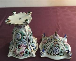 LOW STARTING BIDS!&nbsp; THIS IS AN EXCITING AUCTION!&nbsp; JOIN IN! REGISTER AND BID AT

www.estate48.com

Lot #	Lot Name
4	Vintage Pair of 28 x 19" Framed Chinese Emperor & Empress Formal Portrait Art
5	18.5" D 22" H Antique Wooden Table with Roman Chariot Themed Top
8	Antique 7 x 10" 3D Framed Art Piece Shakespeare's Home
9	16 x 28" Antique Wood Frame Mirror with Hand Painted Venetian River Scene
10	Antique Oil on Canvas Framed 25.5 x 53" Signed by Artist M. Koran
12	MCM 26" Tall Freeform Metal Statue on Granite Base Hand Signed by The Artist Sam Radoff
13	Antique Pooshup Tabletop Pinball Game 1933 11 x 18"
16	39.5 x 71" Slab of Black Marble with Rounded Finish
320	11" Antique Floral Themed Open Air Porcelain Container
321	12" Memphis Style Handcrafted Vase
322	12.5" Hand Signed Raku Vase by The Merry Potter
323	Vintage 13" Ceramic Vase with 2 Lion Medallions on Metallic 4 Legged Base
324	2.5" Vintage Japanese Hand Painted Porcelain Vase/Urn Featuring Pagoda Village Scene
325	3 Piece Lot of V