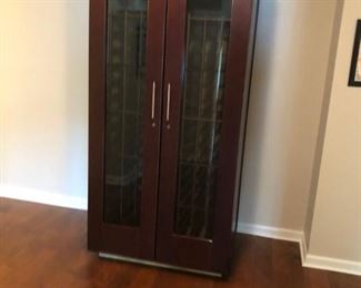 Le Cache wine cooler.  Holds 128 bottles.