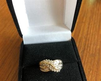 14KT Yellow Gold 1 Carat Diamond Fashion Band