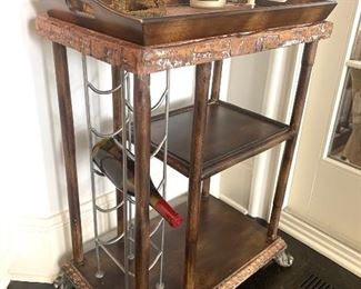 Tea cart/wine rack