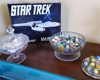 new Star Trek model. Marbles!