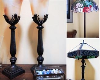 Parlor Lamps - table and standing
