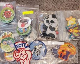 Old patches and pins