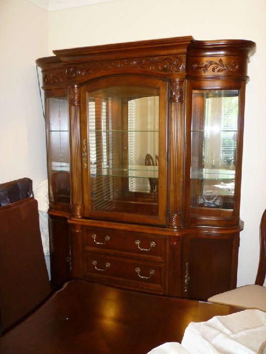 American Drew 68" china cabinet