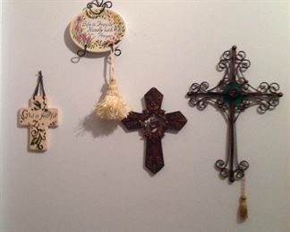 Crosses and tassels