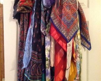 Lots of scarves