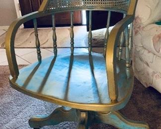 Decoupage vintage office chair $65
