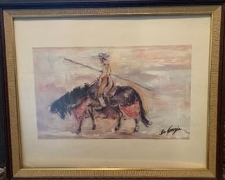 DeGrazia print 22x18" $50