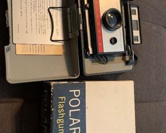 Vintage 60's Polaroid with flash $50
