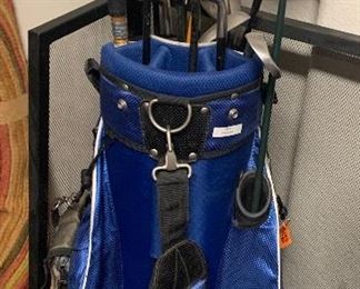 Mixed clubs & bag $25