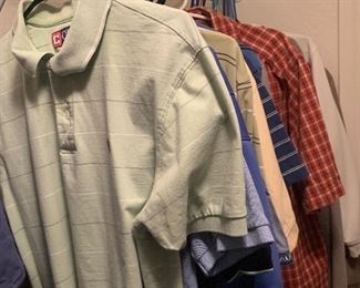 Men's name brand apparel size Medium $2 each
