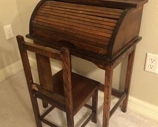 Childs Roll Top Desk