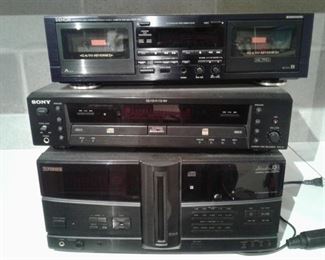2 CD Players  Tape Deck