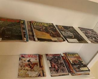 Civil War, WW2 and Wild West magazines