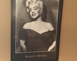 Framed Marilyn Monroe Print