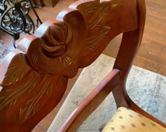 Detail on Cherry chairs