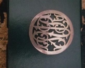 Sterling silver pin  bigger than a silver dollar  $10
Please read terms and conditions of sale
j5