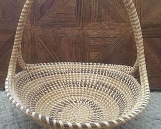 Large Sweet grass handwoven basket