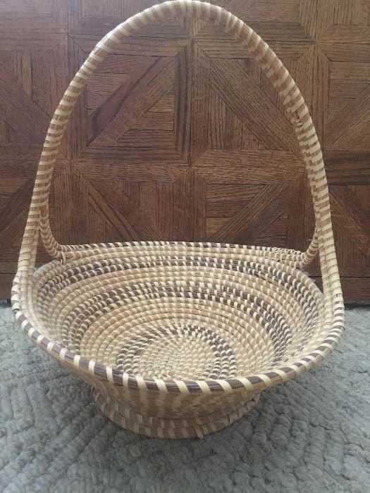 Large Sweet grass handwoven basket