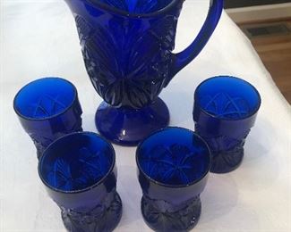 Cobalt blue glass