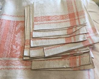 Table cloth set ( damask )