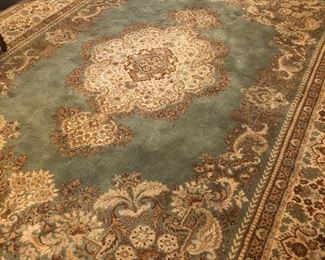 Large wool area rug