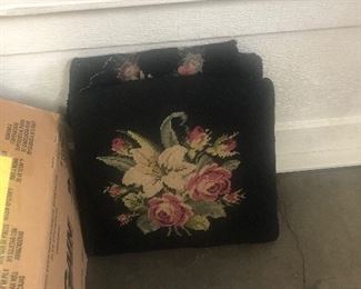 Needlepoint seat covers 