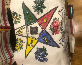 Eastern Star linen towel 