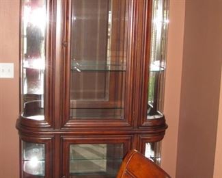 $200.00, Solid Maple China Hutch, excellent condition