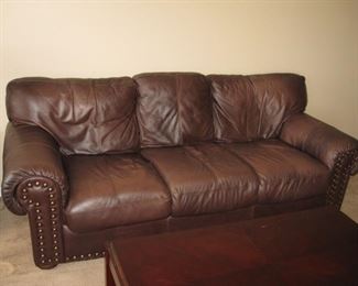 $175.00, Leather sofa  VG condition