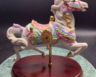 The 1990 Circus Charger Carousel Horse by Lenox
