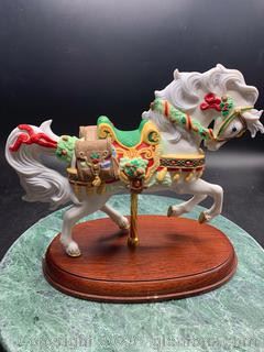 The 1999 Christmas Carousel Horse by Lenox