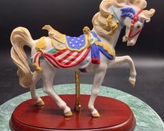 The Pride of America Carousel Horse by Lenox