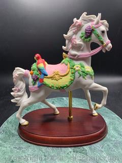 The Tropical Carousel Horse by Lenox