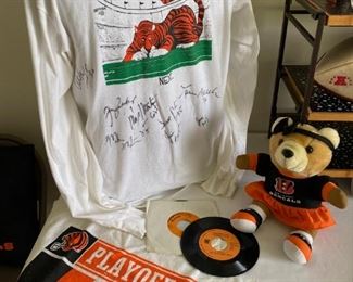 signed by some of the Bengal players----Jim Borgman NEXT shirt