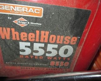 Generac Wheelhouse 5550 Generator