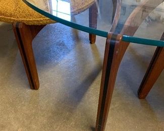 made in Denmark coffee table and stools