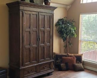 Entertainment center, decor.  Entertainment center price is $795